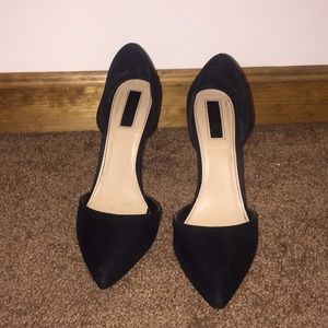 Black Suede Heels